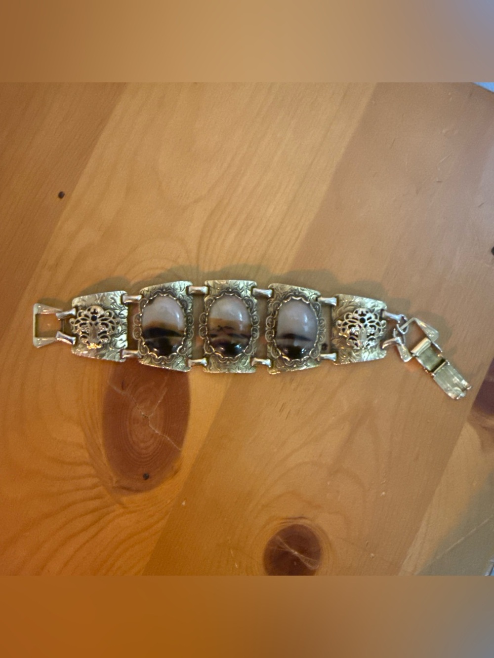 Vintage-Style western tigers eyePanel Bracelet - Women Jewelry boho